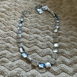WHBM silver chunky necklace